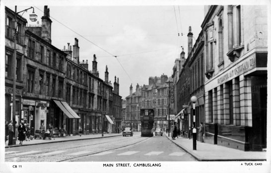 Main Street at the Cross cira 1950 - Printed Raphael Tuck & Sons Ltd. Fine Art Publishers.